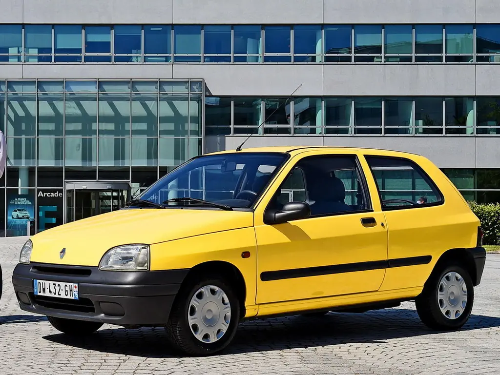 Renault Clio (357Y,  357K, C576,  C57L, C57H, C57J) 1 поколение, 2-й рестайлинг, хэтчбек 3 дв. (09.1996 - 08.1998)